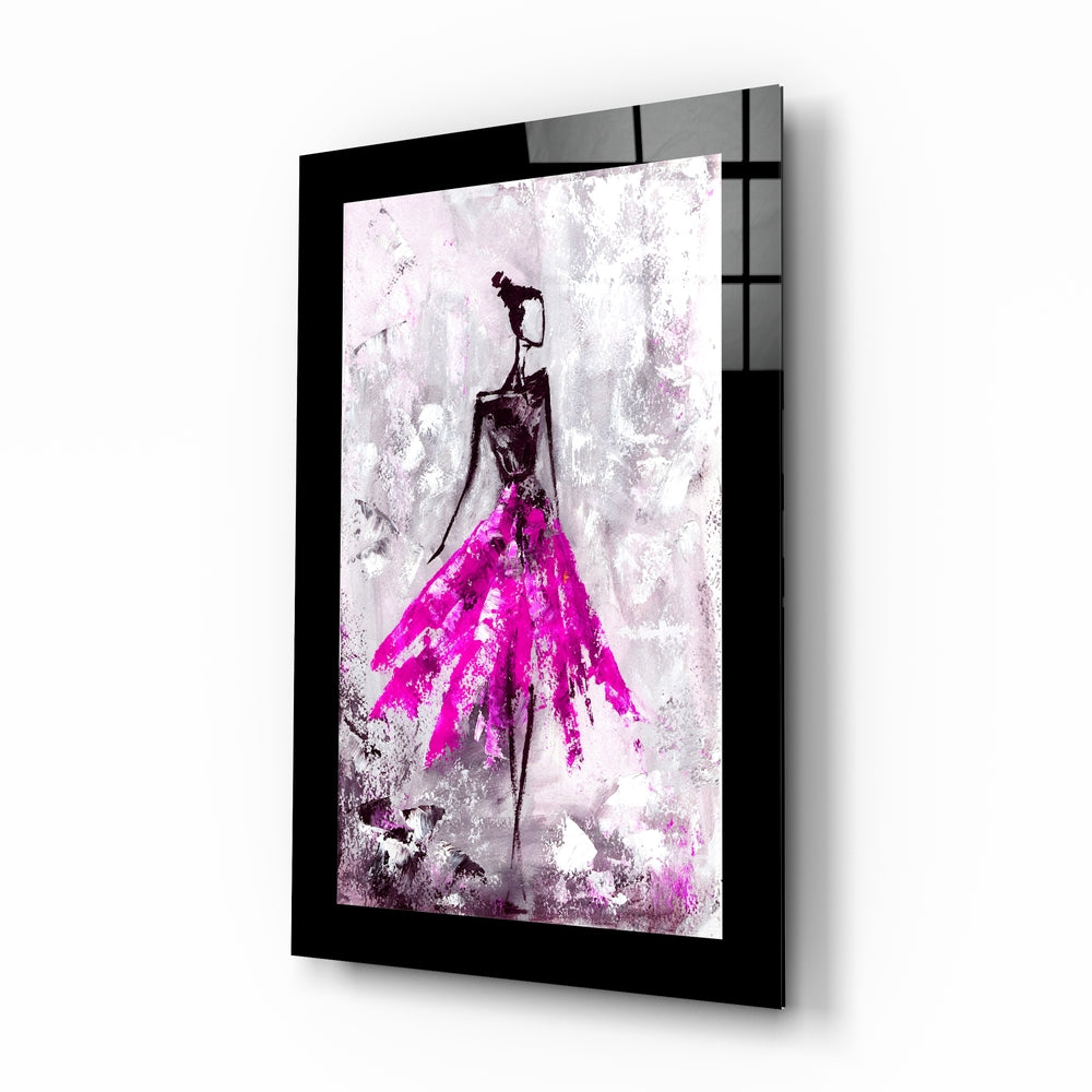 Ballerina Glass Wall Art