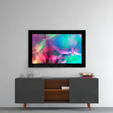 Colorful Dandelions Glass Wall Art