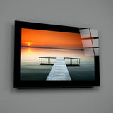 Sunset Glass Wall Art