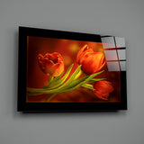 Tulip Glass Wall Art