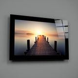 Sunset Glass Wall Art