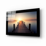 Sunset Glass Wall Art