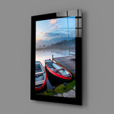 Boats Glass Wall Art