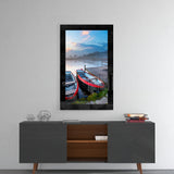 Boats Glass Wall Art