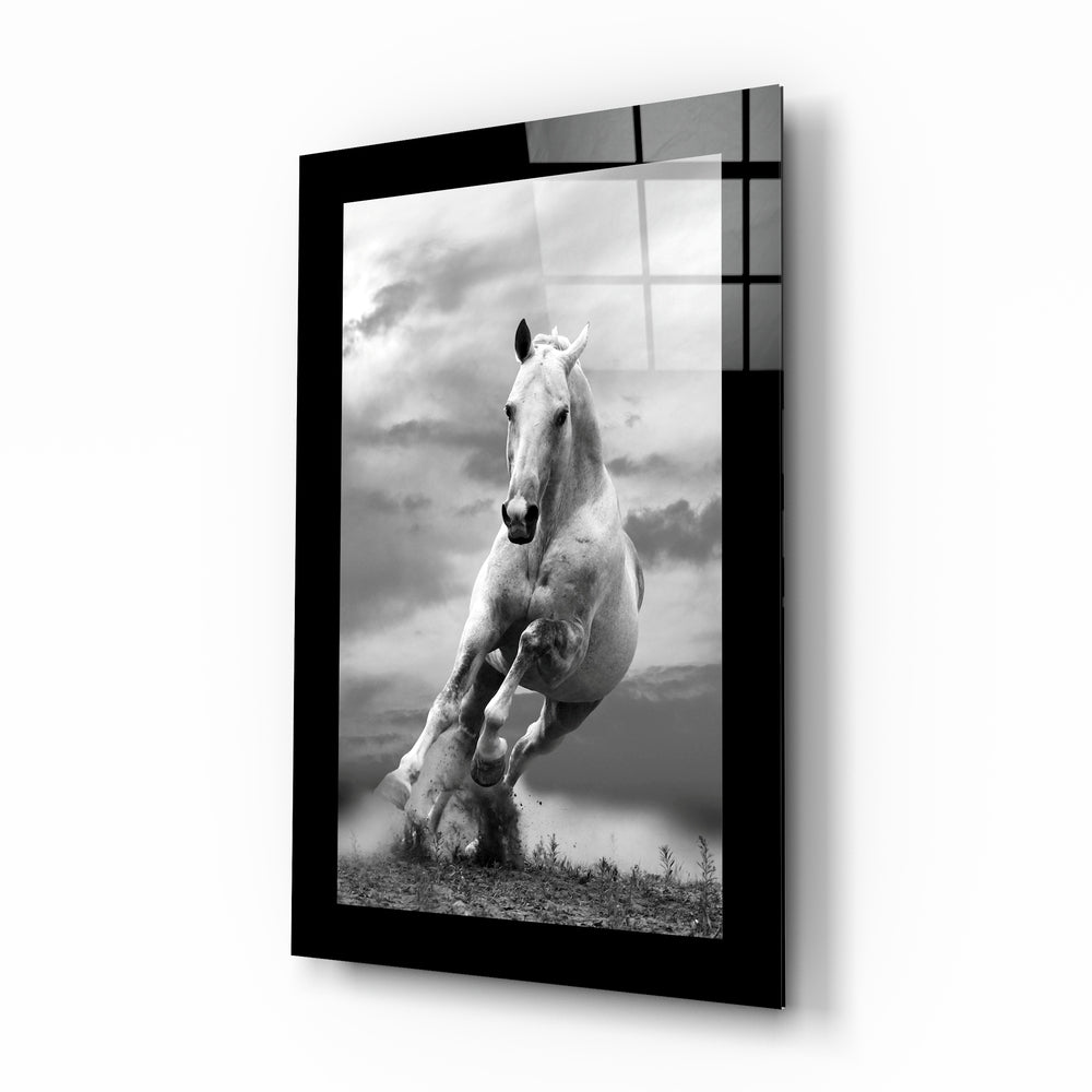 Horse Glass Wall Art