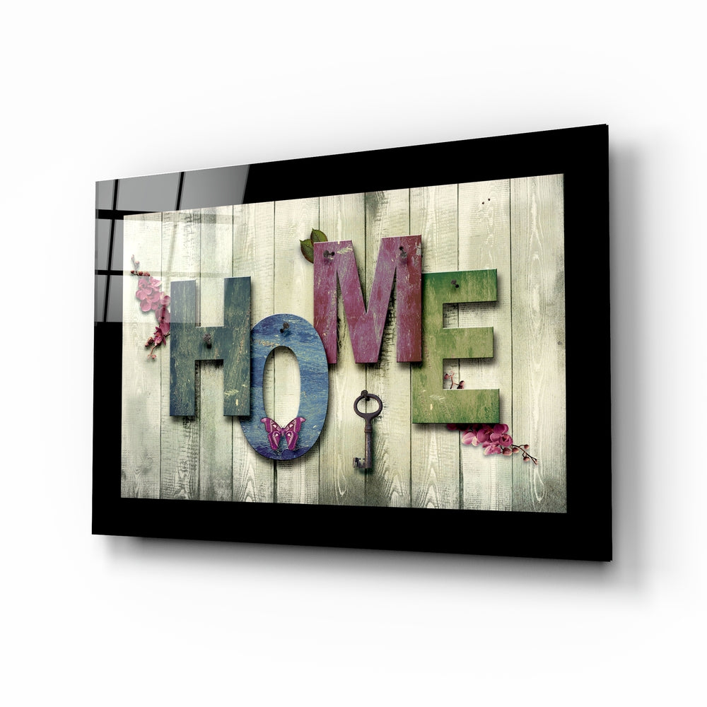 Home Glass Wall Art