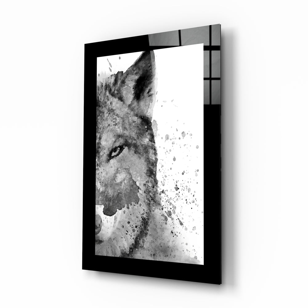 Wolf Glass Wall Art