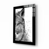 Wolf Glass Wall Art