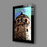 Galata Tower Glass Wall Art