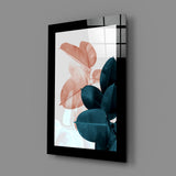 Leaves Glass Wall Art