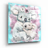 Koala Glass Wall Art