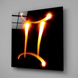 Horoscopes - Gemini Glass Wall Art