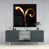 Horoscopes - Aries Glass Wall Art