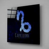 Horoscopes - Capricorn Glass Wall Art