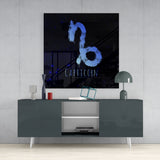 Horoscopes - Capricorn Glass Wall Art