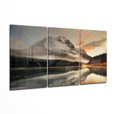 Mountain View Glass Wall Art