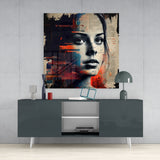 Women Glass Wall Art  || Designers Collection