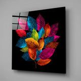 Leaves Glass Wall Art  || Designers Collection