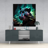 Panther Glass Wall Art  || Designers Collection