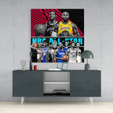 	Nba All Star Glass Wall Art