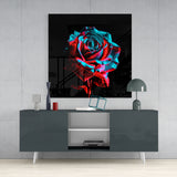 	Rose Glass Wall Art