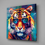 	Cool Tiger Glass Wall Art