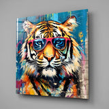 	Cool Tiger Glass Wall Art