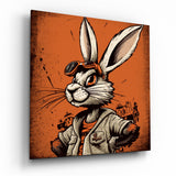 	Cool Rabbit Glass Wall Art