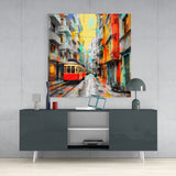 	Tram Glass Wall Art