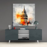 	Galata Tower Glass Wall Art