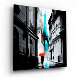 	Eiffel Glass Wall Art