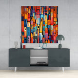 	Modern Art Glass Wall Art