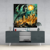 Dragon Glass Wall Art|| Designer's Collection